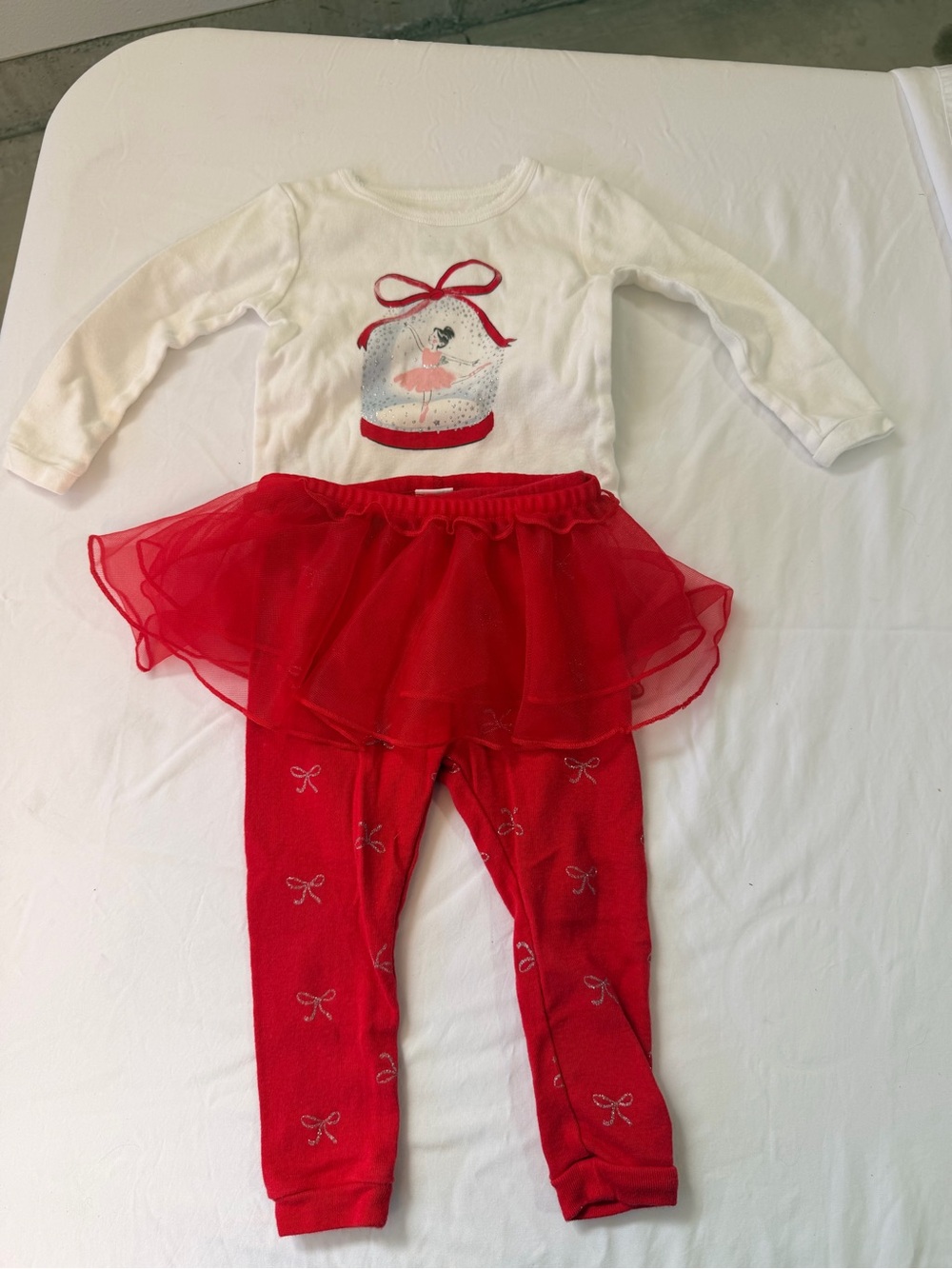 Carter's Red Ballet Matching Outfit